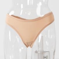 FITS EVERYBODY High-Elastic Nude Antibacterial Thong Small