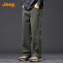 JEEP Men's Loose Wide Leg Straight Casual Pants 3XL