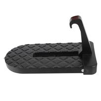 Foldable Car Door Step Pedal Safety Hammer Car Accessories Auxiliary Foot Pegs Doorstep Auto Rooftop Luggage Ladder Hooked Universal 1 pcs