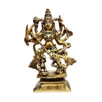 Auksinė Durga Kali, Parvati, Adishakti Retas Kolekcionuojamas Statulėlė, Žalvaris, Dydis - Didelis