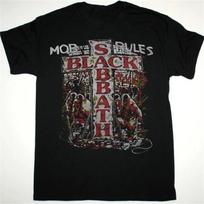 1981 Tour Mob Rules Black Sabbath Shirt Black Unisex Graphic Short Sleeve Shirt Unisex Men Women Summer Crew Neck Cotton Tee S