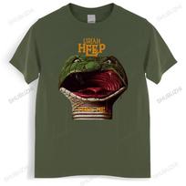 Cotton Tshirt mens summer Tops URIAH HEEP FREE ME INNOCENT VICTIM STYX NAZARETH HARD ROCK Man Brand Tshirt Bigger size S