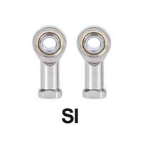 2pcs Rod End Spherical Bearings 5/6/8/10/12mm Right/Left Thread Male/Female SA SI T/K Bolt POSA8 PHSA8 Ball Joint Metric Threaded Rod End Bearing SI5 5mm Right Thread