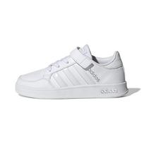 Adidas Neo Breaknet Synthetic Leather Abrasion Resistant Low top Kids' Skateboarding Shoes White FZ0108 28