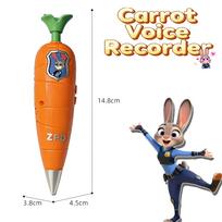 Disney Zootopia 2 Judy Voice Recorder Gary Antivenom Pen | 60s Mini Recorder | Gary 2-in-1 Movie Cosplay Prop Kids' Gift