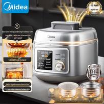 Midea 5L Multi-Functional Electric Pressure Cooker CN plug (adapter included) white