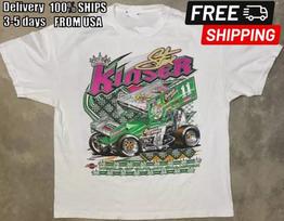 Vintage 2002 Steve Kinser World of Outlaw Sprint Car T-Shirt, Sprint Car T-Shirt XXXXL