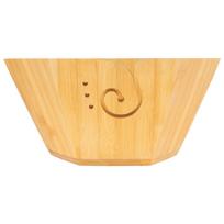 Wood Yarn Bowl Large Wood Knitting Bowl Sturdy Wood Crochet Bowl with Holes Practical Yarn Holder Bowl Crochet Yarn Bowl