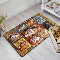 MikeNeko Art Collection Pattern Rug Floor Mat for Living Room or Bedroom Soft and Comfortable Carpet a Gift for Birthday and Holiday. 40x60cm( 15x23in )