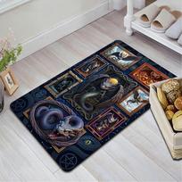 Fantasy Dragon Serpent Art Pattern Rug Floor Mat for Living Room or Bedroom Soft and Comfortable Carpet a Gift for Birthday and Holiday. 40x60cm( 15x23in )