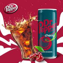 Dr Pepper Cherry Flavored Soda