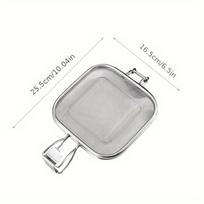 1pc Stainless Steel Sandwich Toaster Grill Pan Sandwich Clip Bread Heating Oven Accessories Baking Tool Non Stick Cooking Grid