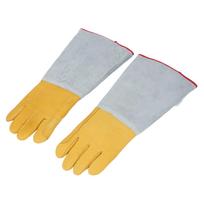 Antifreeze Gloves 18in Low Temperature Resistant Liquid Nitrogen Protective Gloves Leather + low temperature cotton