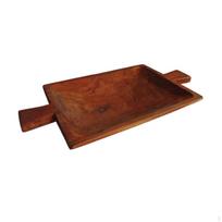 Wooden Serving Tray with Handles Wood Handmade for Hosts, Home Decor,