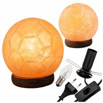 Salt lamp - round ball football natural Himalayan salt ionizer FOOTBALL