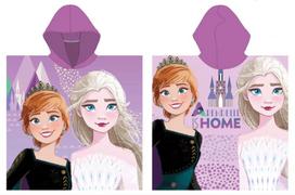 FROZEN ANNA ELZA Hooded Bath Towel 55 x 110 cm Microfiber Poncho