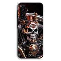 Coque Pour Samsung Galaxy A56 Harley Davidson Tête de mort mécanique Maniacase
