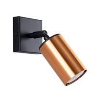 Modern black wall lamp for reading WINX 1xGU10 10W SL.1374 Sollux Lighting