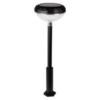 Garden lamp 2 pcs. solar post 48 cm black rechargeable RGB LED 0.1W IP44 TOM Eko-Light