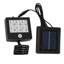 Solar lamp black LED 1.05W cold color 200lm 500mAh battery IP44 DEPO Eko-Light