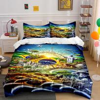 Brazilian Landscape Design Bedding Set Bedding set (1 duvet cover, 2 pillowcases, duvet not included) 135x200cm