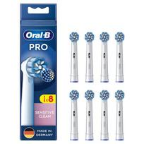 Elektrinio dantų šepetėlio galvutė Braun Sensitive Clean, balta sp., 8 vnt.