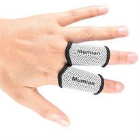 Breathable Basketball Football Finger Support Band Finger Sleeve Finger Guard Finger Supporter White S