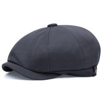 Breathable Fabric Colorblock Flat Hat Vintage Octagonal Beret  Summer Golf Driving