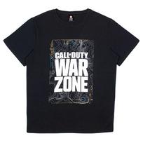 Unisex Call of Duty Warzone Black Crew Neck Loose Fit T-Shirt Gaming L