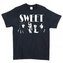 Sweet Band Glam Rock T-shirt, music rock punk retro gothic shirt , Unisex tee XXXL