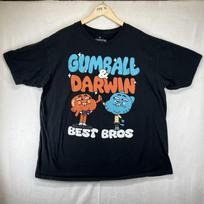 The Amazing World Of Gumball Best Bros Gumball & Darwin Black T-Shirt 2X Thin Unisex T-Shirt S