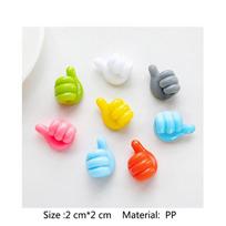 10Pcs Thumb Mini Cable Organizer Silicone USB Management Clips Desktop Wire Manager Cord Holder For Earphone Mouse Bobbin Winder