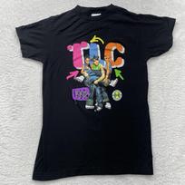 Vintage TLC 1992 Cross Colours Black Graphic Shirt Hip Hop Band 90s Sz XS Unisex T-Shirt XXL