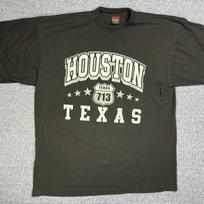 Y2K AND Heavy Weight Houston Texas 713 H Town Graphic T Shirt 2XL Gangster Unisex T-Shirt S
