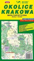 Krakow North area 1:50,000 tourist map