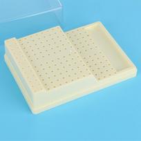 168 Holes Dental Drill Bit Holder Dental Bur Stand Organizer Container Dental Accessory plastic
