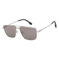 John Jacobs Silver Grey Square Polarized & UV Protected Sunglasses For Men & Women - JJ S13146-Pack of 1