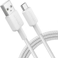 Kabelis Anker 322, USB Type C/USB Type A, balta sp.