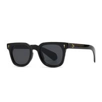 Retro Square Women Men Rivets Sunglasses Shades Uv400 Fashion Women Green Sun Glasses Men Punk Driving Sun Glasses Shades