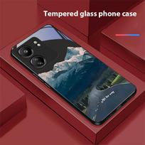 Tamsus Miškas Baltas Dėl Xiaomi Redmi 13C Note13 12 Pro Plus 5G Note 9 13T Pro POCO X6 F5 F6 Juodas Grūdintas Stiklas Telefonui Redmi NOTE 7
