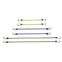 Elastic Tie Strap String with Hooks Camping Kayak Cycling Luggage Packing Ropes 1 gray