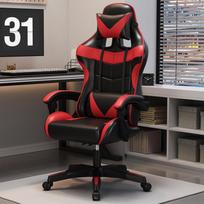 Ergonomic E-sports Swivel Chair for Home & Office Nylon Base black
