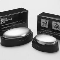 Stainless Steel Oval Soap for Odor Removal - Eliminates Fish Smell from Hands Small Oval (OPP)