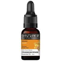 Soulflower Frankincense Essential Oil, Anti Aging, Improve Skin Tone & Elasticity, Hair Growth, Reduce Hair Fall,100% Pure, 15ml 15ML