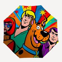 1pc Scooby-Doo Mystery 8-Ribs Sturdy Frame, Automatic Open/Close, Durable & Colorful Ideal for Beach, Travel, And All Seasons, 10196