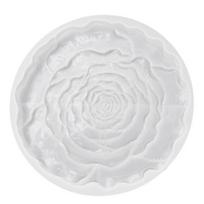 Cup Tray Molds Rose Shaped Silicone Resin Moulds Cup Pads Molds Silicone Material for Epoxy Resin Casting Tray Coaster