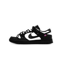Nike Dunk 'The 50' NO Abrasion Resistant Low top Skateboard Shoes Unisex Black White IO7606-010(Team1274-The 50) 40.5