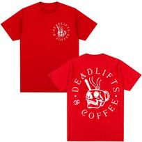 Deadlifts and Coffee Gym Graphic T Shirts Unisex Women Sports Fitness Trendy T Shirt Loose Cotton Casual ONeck TShirt Streetwear S