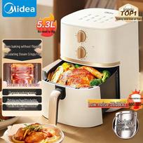 Midea 5.3L Steam Air Fryer Oven CN plug (adapter included)