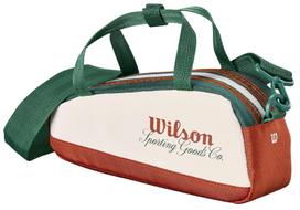 Teniso krepšys Wilson Roland Garros Mini Bag 2026, ruda sp./žalia sp.